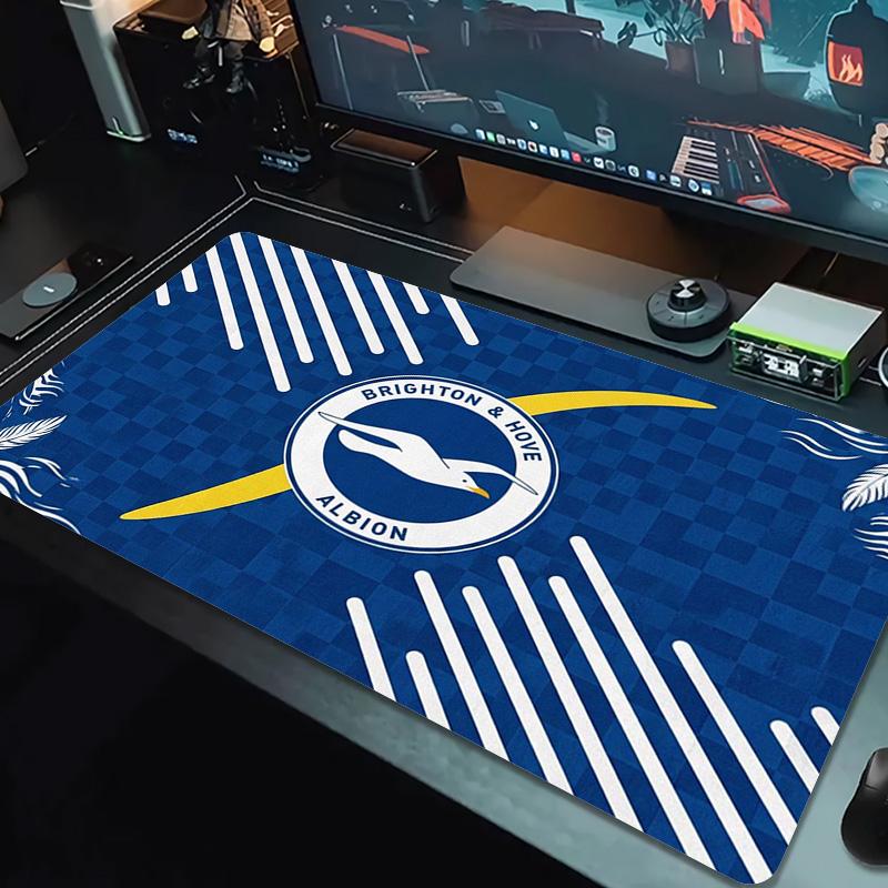 Brighton & Hove Albion Color Mouse Pad Large Gaming Table Cushion Non-slip Laptop Tablet Big Mousepad XXL Mat Mini PC Playmat With Lock Edge