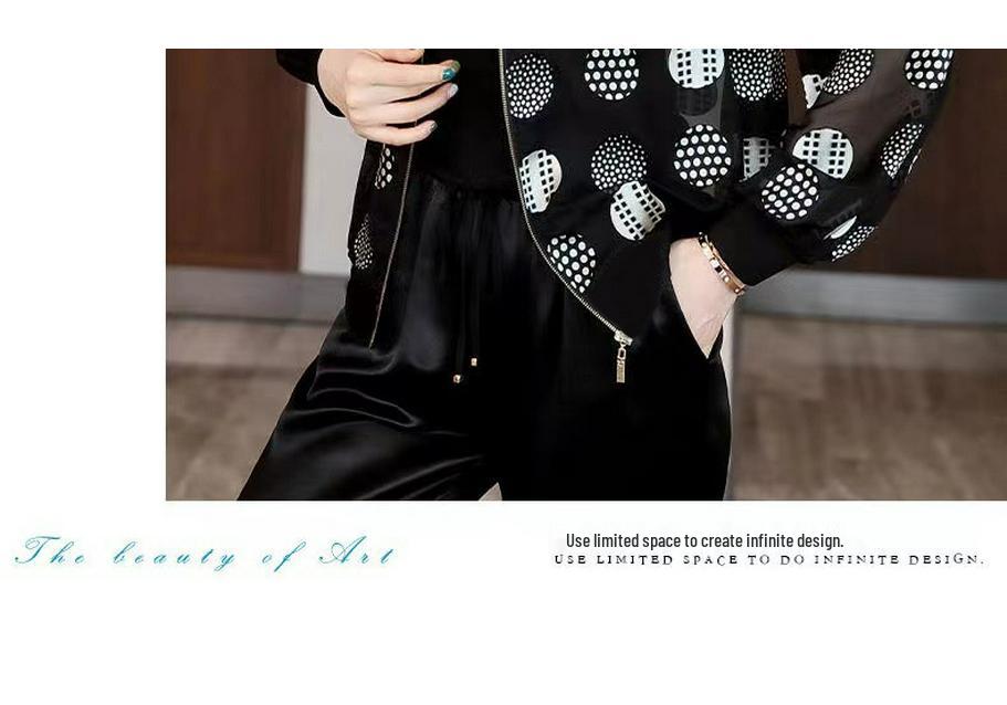 Chiffon Printed Long Sleeve Cardigan - Plus Size Spring 2026 Collection
