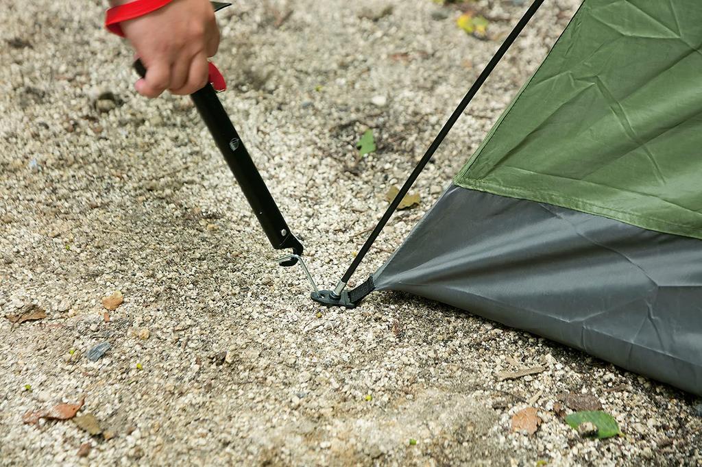 Takeda Corporation [Hammer-Zelthering] Schwarz 11×4×31cm Heringshammer PGH21-4BK