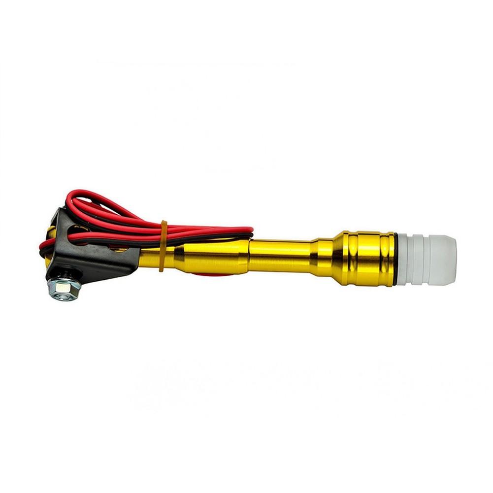 CNC Aluminum Motorcycle Antenna Integrated LED Lighting