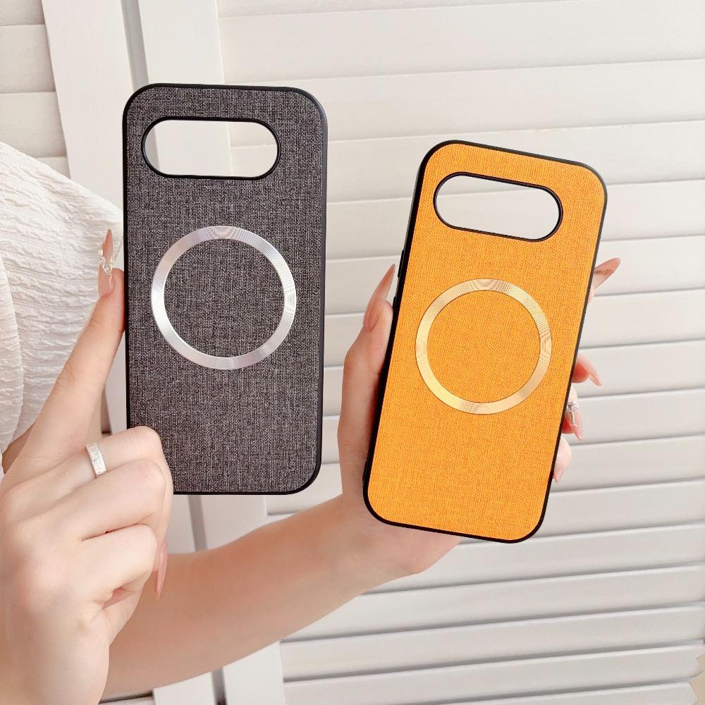 Luxury Leather Protection Phone Case for Google Pixel 6 7 8 910 Pro XL 9A 8A 7A 6A for Magsafe Magnetic Wireless Charging Cover