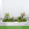 Luxury Faux Green Plant and Flower Decor - Indoor Moss and Grass Clusters for Elegant Landscaping.