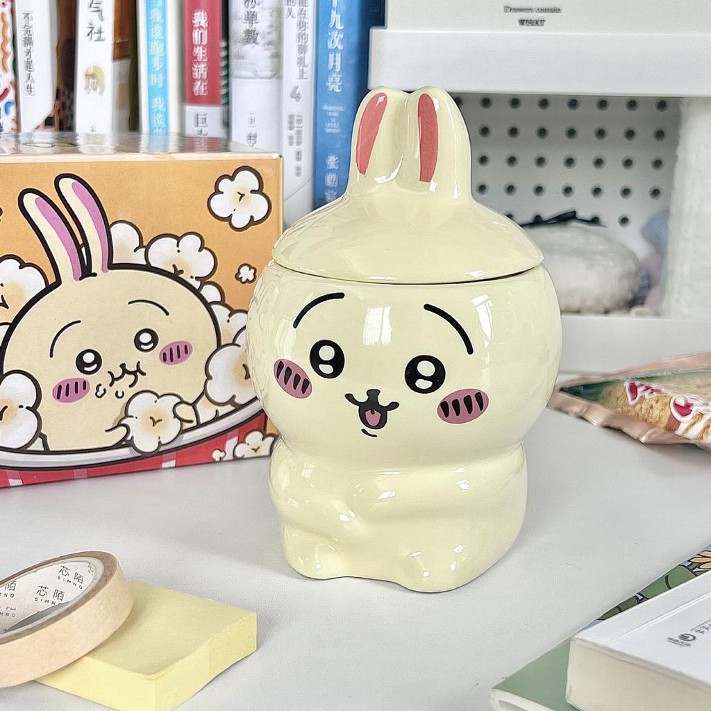 Usaqi Xiaoba Cup Girls' Birthday Gift Cute High Precise Ceramic Mug Best Friends Practical Gift Box Pack