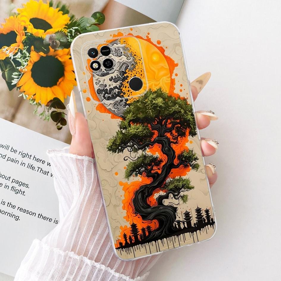 For Xiaomi Redmi 10A Case Cool Cartoon Dragon Lion Wolf Cover Soft Silicon Clear Bumper For Xiaomi Redmi 10A Sport Redmi10a Capa
