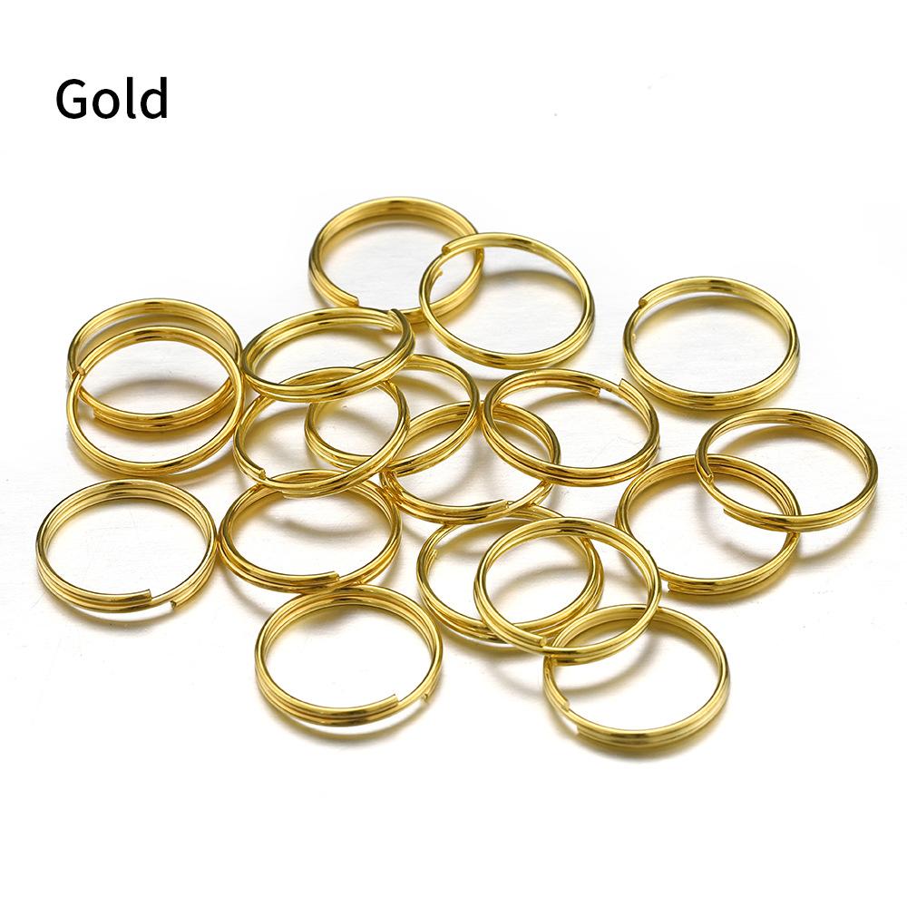 

Металлический брелок Двойное соединительное кольцо Аксессуары для изготовления ювелирных изделий Фурнитура DIY Материалы для брелока 4mm 200Pcs