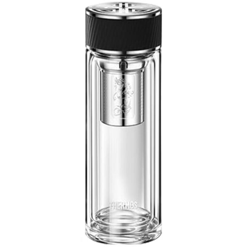 Thermos Double-Wall Glass Tea Infuser Tumbler