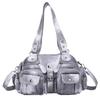 Nuova borsa a mano da donna Yk lavata, borsa a tracolla versatile per il pendolarismo, borsa a tracolla morbida in pelle
