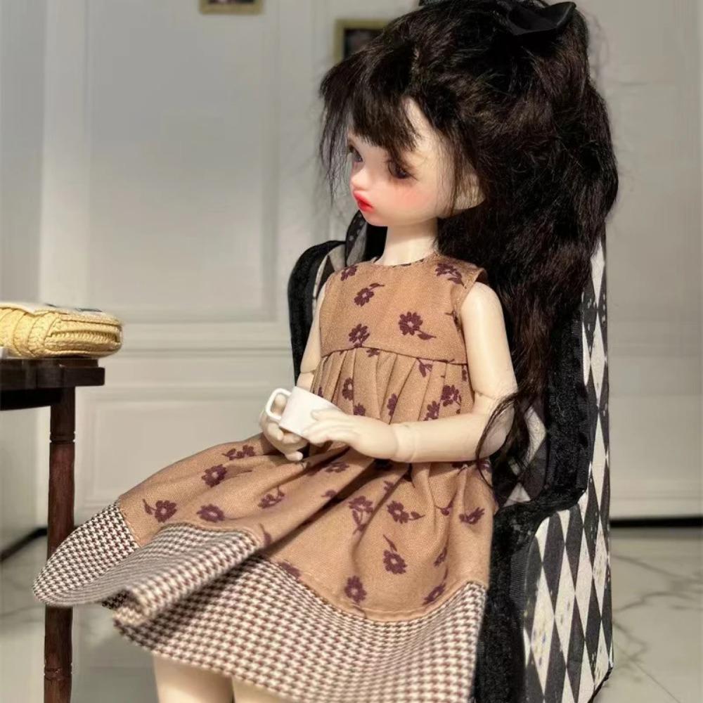 

Модная Милая Повседневная Одежда для Куклы 30 см 1/6 BJD Набор Наряда для Куклы Платье Принцессы Игрушка для Девочки Подарок Аксессуары для Куклы Праздничный Подарок