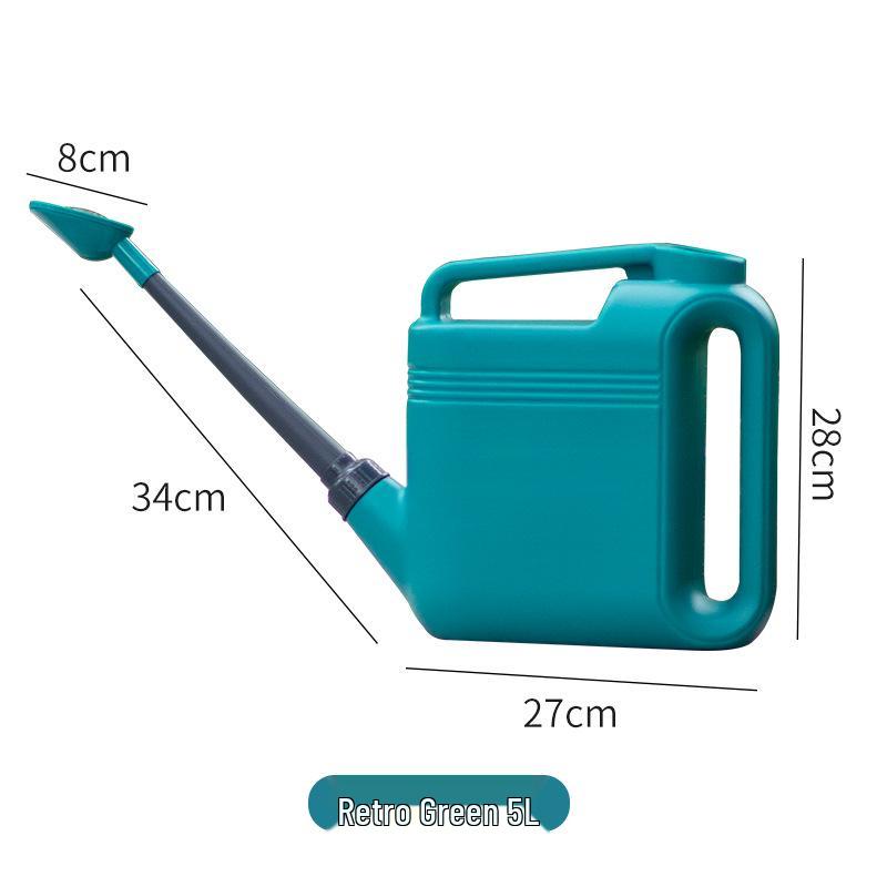 

5-8L Long Spout Watering Can for Gardening - Large Capacity for Flowers & Vegetables, with Sprinkler Attachment