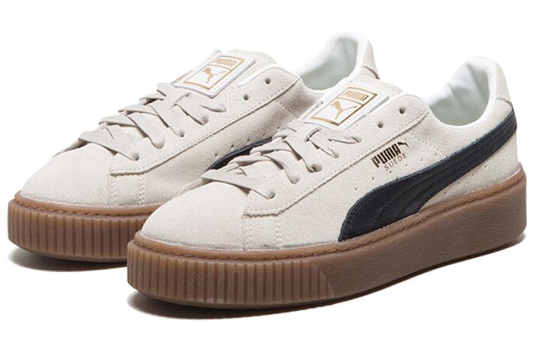 Puma Wmns Suede Platform Core 'Whisper White Black'