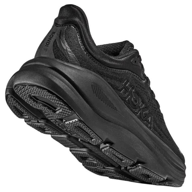 HOKA Bondi 9 Triple Black Men Sneakers 1162011-BBLC