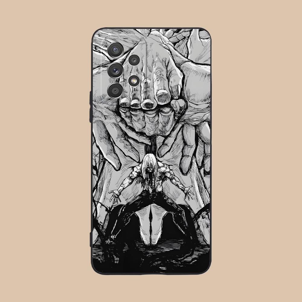 

JJK Mahito Phone Case for Samsung Galaxy M55 54 42 35 34 33 32 23 22 15 14 13 12 F55 5G Soft TPU Shockproof Cover Galaxy F04