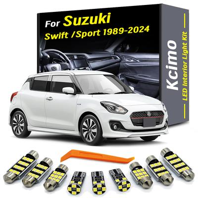 Kcimo Car LED Bulb Interior Dome Map Trunk Light Kit For Suzuki Swift 1989- 2017 2018 2019 2020 2021 2022 2023 2024 Accessories