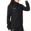 Under Armour Solid Color Stand Collar Casual Sports Jacket Women Jackets Black 21500438-001