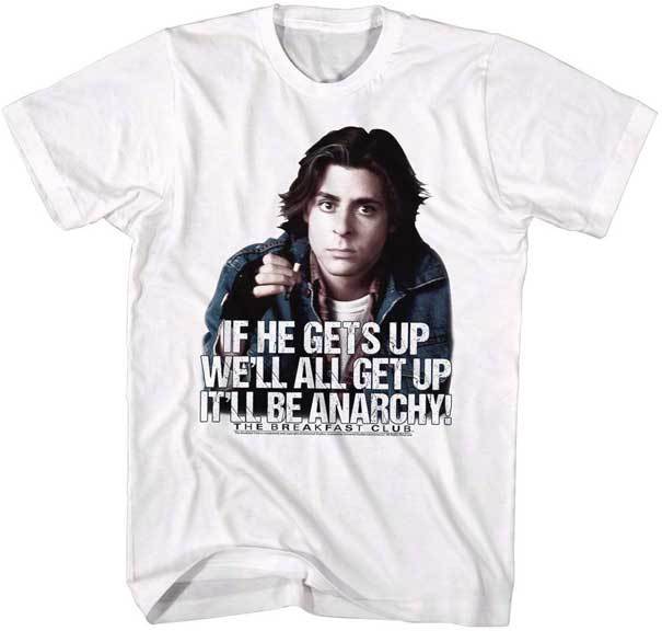The Breakfast Club It ll Be Anarchy Men s T Shirt Classic Movie Unisex T-Shirt L
