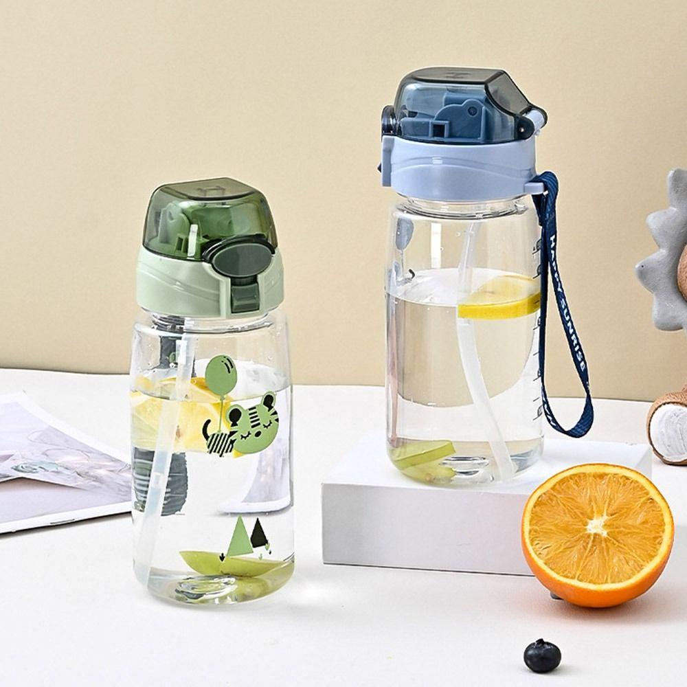 550 ML with Straw Baby Bottles Dual-Use Drinking Milk Bottle Sports Water Bottle  Children