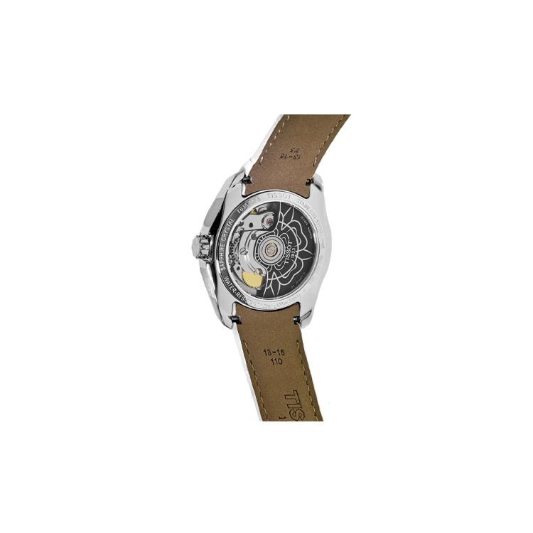 Tissot Kutu Collection Automatische Mechanische Uhr für Damen 32mm Silbernes Zifferblatt Edelstahlgehäuse T035.207.16.031.00-silvery