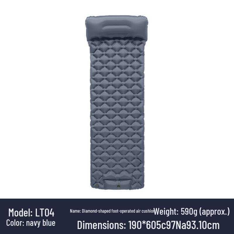 Inflatable Air Mattress for Outdoor Camping and Home Use