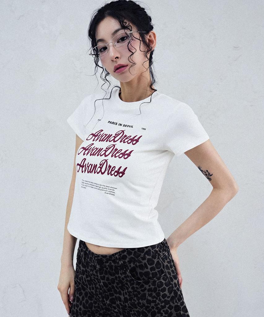 AVANDRESS Bagel Crop T-Shirt - 3Col