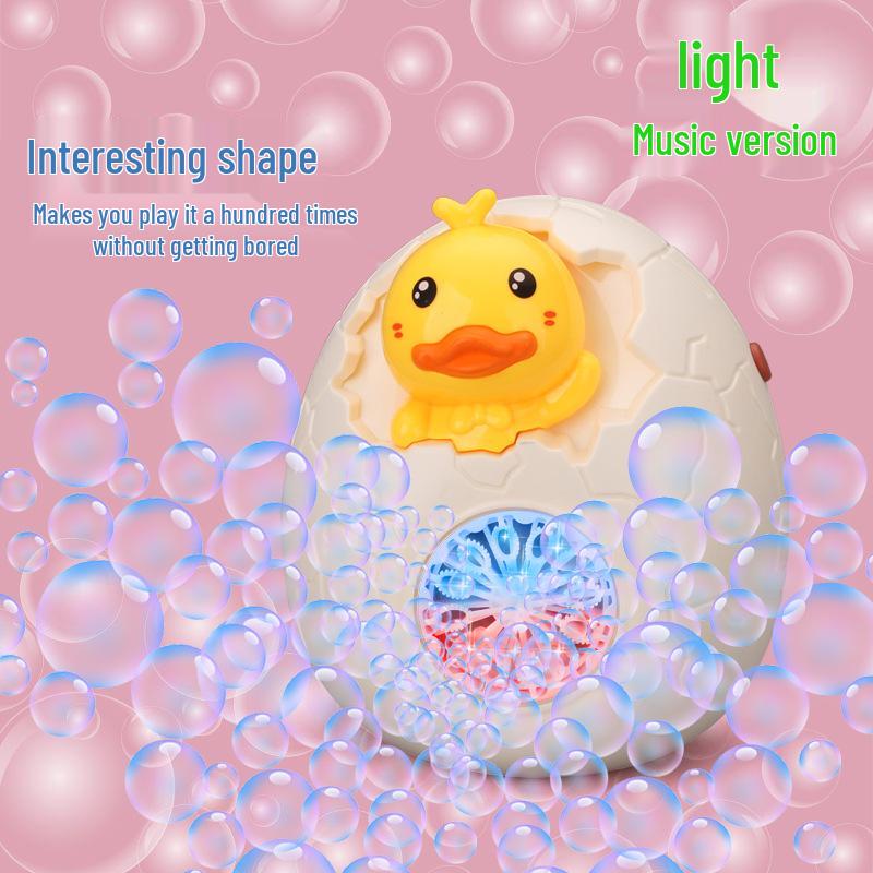 2024 Leakproof Handheld Dinosaur Egg Bubble Blower for Kids
