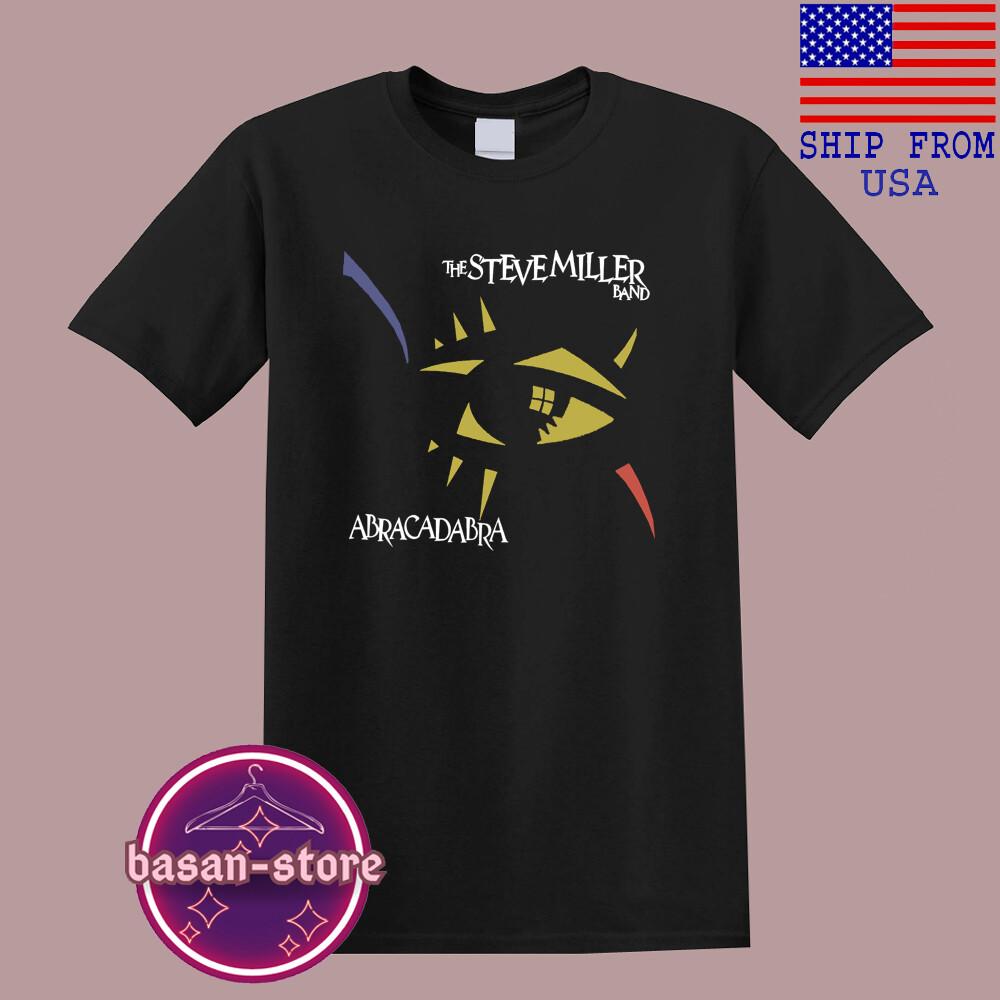 Steve Miller  Abracadabra Men#039;s Black Size S5XL Unisex T-Shirt L