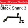 For Xiaomi BlackShark Black Shark 3 4 4Pro 5 5Pro Up Down Press Sensor Flex Cable Sensor of Pressure Flex Ribbon Parts