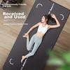 Li-Ning Yoga Mat for Men, Thick Non-Slip Fitness Mat, Shock-Absorbing Silent Large Wide Home Exercise Mat
