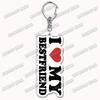 Custom I Love You My Fictional Boyfriend Awesome Girlfriend Keychain Emo Boys Hot Wife Mom Dad Key Ring Keychains Bf Gf Gifts