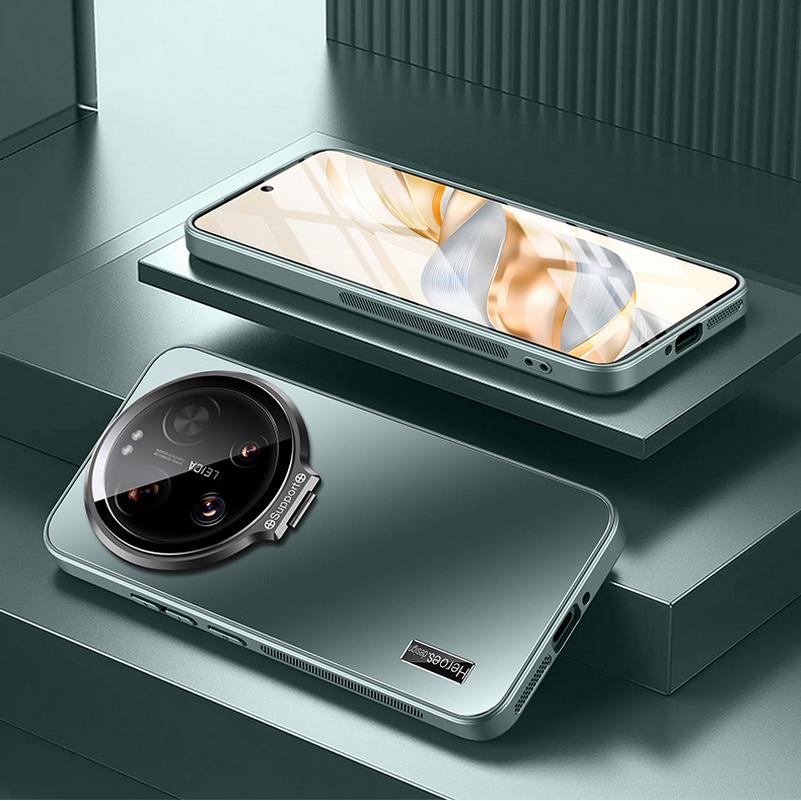 Carcasă de protecție complet înfășurată și cu suport retractabil pentru lentila de sticlă Pentru Xiaomi 17 Ultra Mi 17 Pro Max 15s Pro 15 Ultra 14 13T Capac