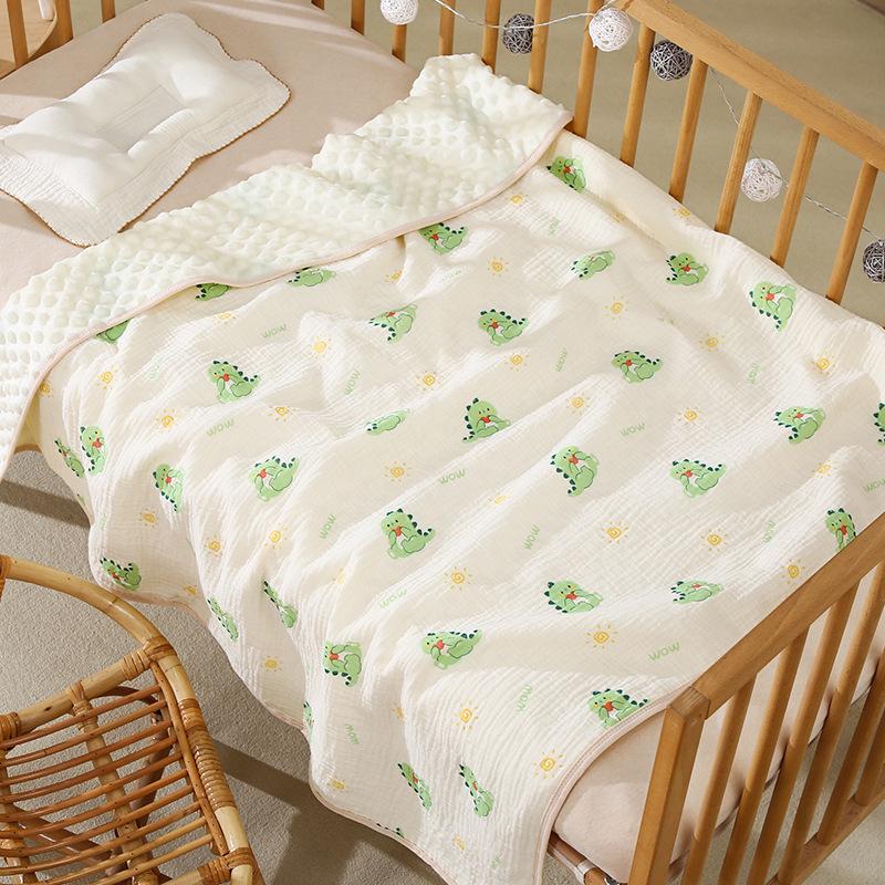 

Одеяло из осенне-зимнего хлопкового хлопка для младенцев - одеяло-боб для детей и пододеяльник для детского сада 100x100cm (0-2 years)