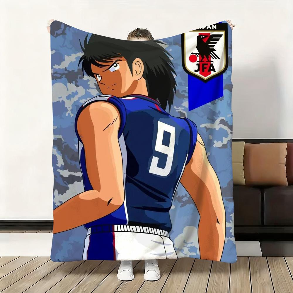 Japanese Anime T-Tsubasa C-Captain Throw Flannel Fluffy Soft Blanket Warm Skin-Friendly Throw For Sofa Bed Office Nap Winter