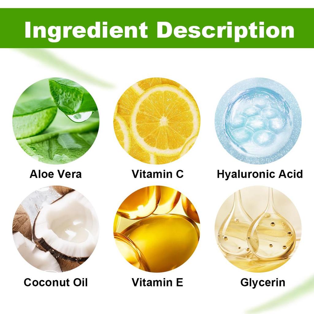 Aloe Vera Face & Body Cream - Soothes Skin Irritations and Burns, Moisturizes Skin and Improves Skin Tone - Hydration for Dry Skin,300ml