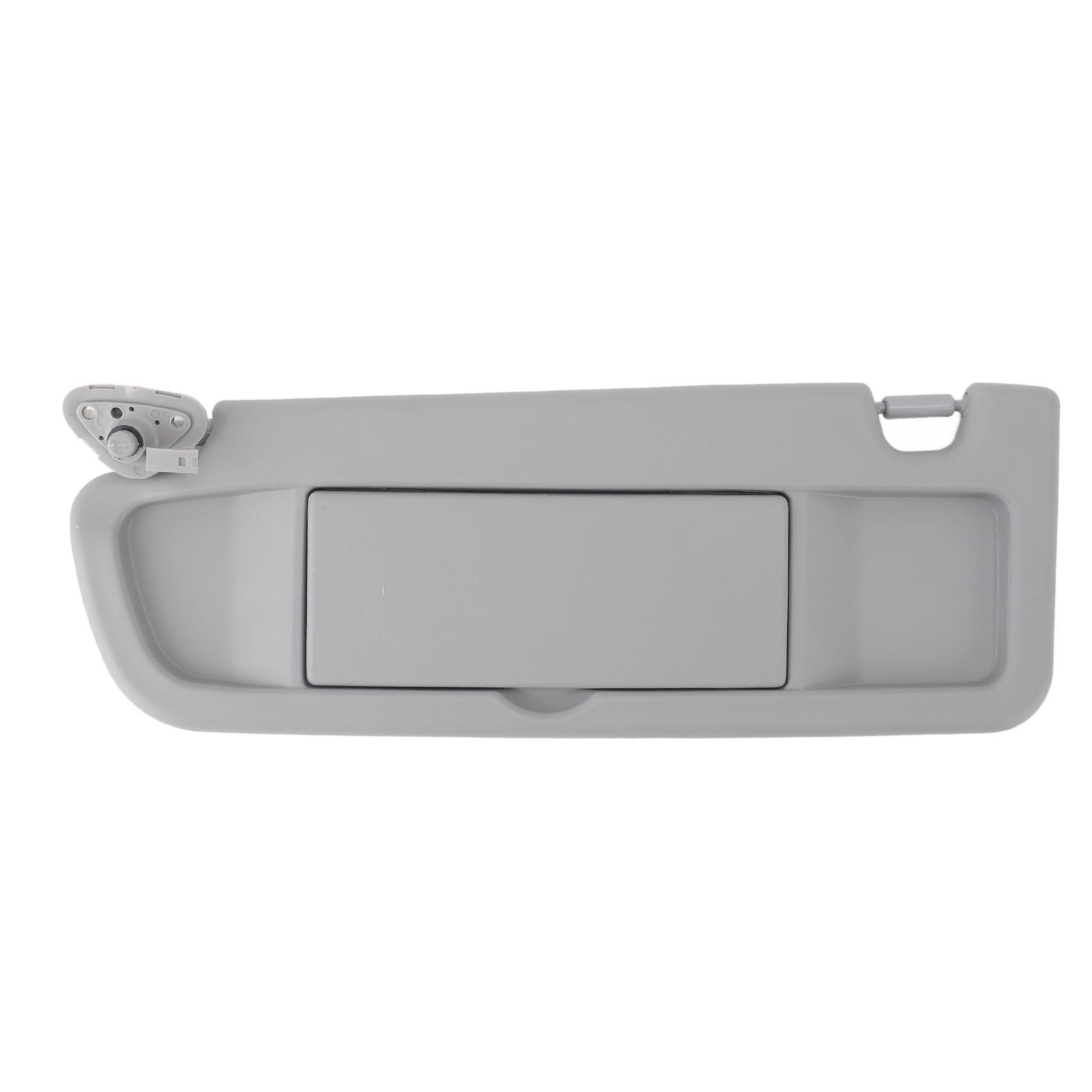 Sun Visor Grey Stylish Look Sun Shielding Visor Mirror with Makeup Mirror for Civic 2006 to 2011 Driver Side