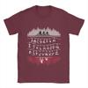 Stranger Alphabet Lights Cotton T Shirt For Men Summer  Vintage T Shirts O Neck Hippie Tees Big Size Cheap Tops