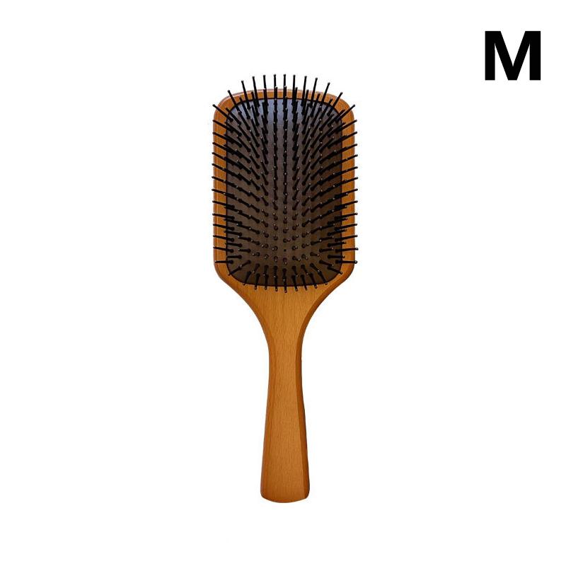 

Дерев яна подушка безпеки Масажний гребінець Догляд за шкірою голови Жіноче кучеряве волосся Побутовий високоякісний антистатичний засіб від випадіння волосся Велика дошка Гребінець з повітряною подушкою