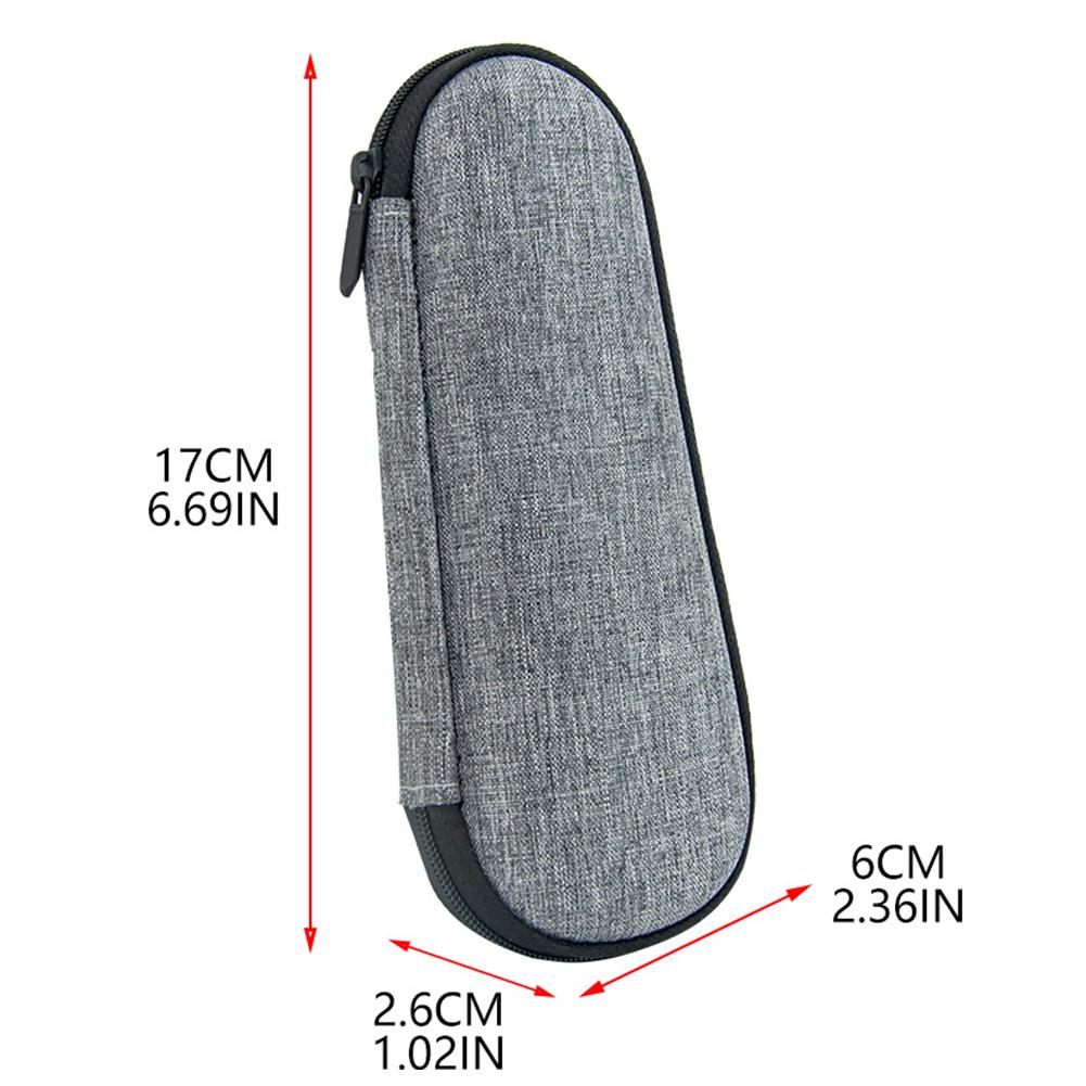 Ανδρική Σκληρή Θήκη Ξυραφιού Φορητή EVA Τσάντα Μεταφοράς Ταξιδιού Ξυραφιού με Διχτυωτή Τσέπη/Τσάντα Ξυραφιού με Φερμουάρ Αντικραδασμική για Ανδρικό Ξυράφι Gillette