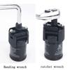 60-80/80-105/105Adjustable Two-Jaws Oil Filter Wrench Filter Filter Wrenches Remover Steel Fuel Cast Two-Claw Disassembly Tools