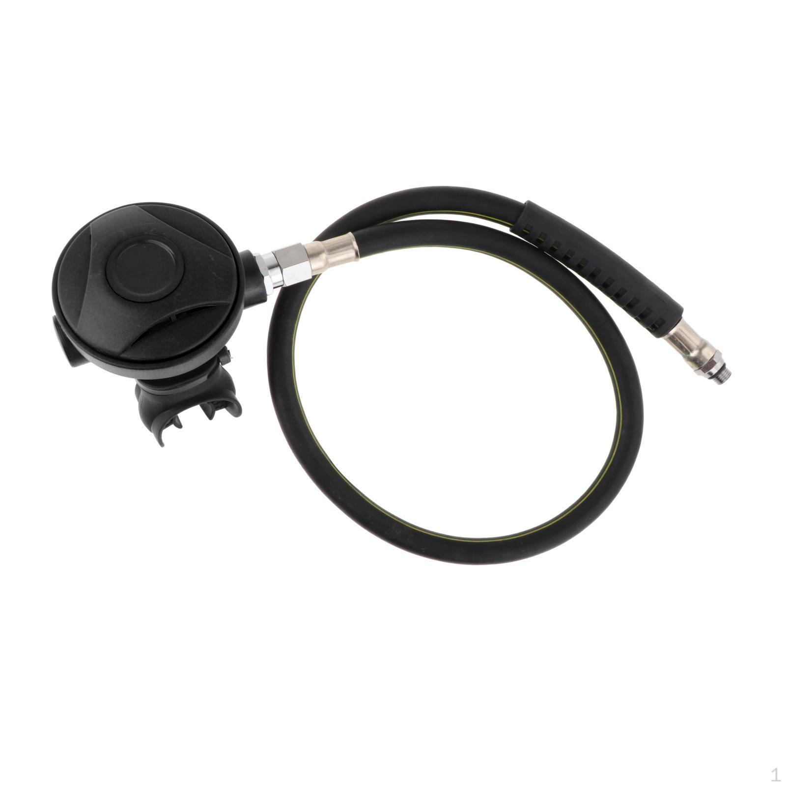 Diving Equipment Second Stage Regulator with Mouthpiece for Snorkeling чёрный
