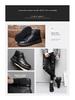 2025 Chelsea Martin Men's British Plus Velvet Warm Casual Leather High-Top Boots: Trendy All-Match Design