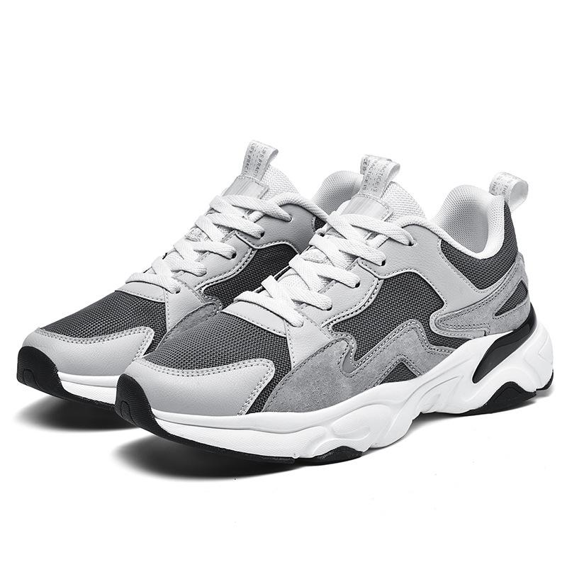 Men's Shoes Four Seasons New Mesh Breathable Sports Shoes Simple Fashion Platform Youth Casual Shoes Men