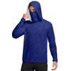 Men's Shirt With Mask Lightweight Long Sleeve Hooded Hiking Fishing Performance
