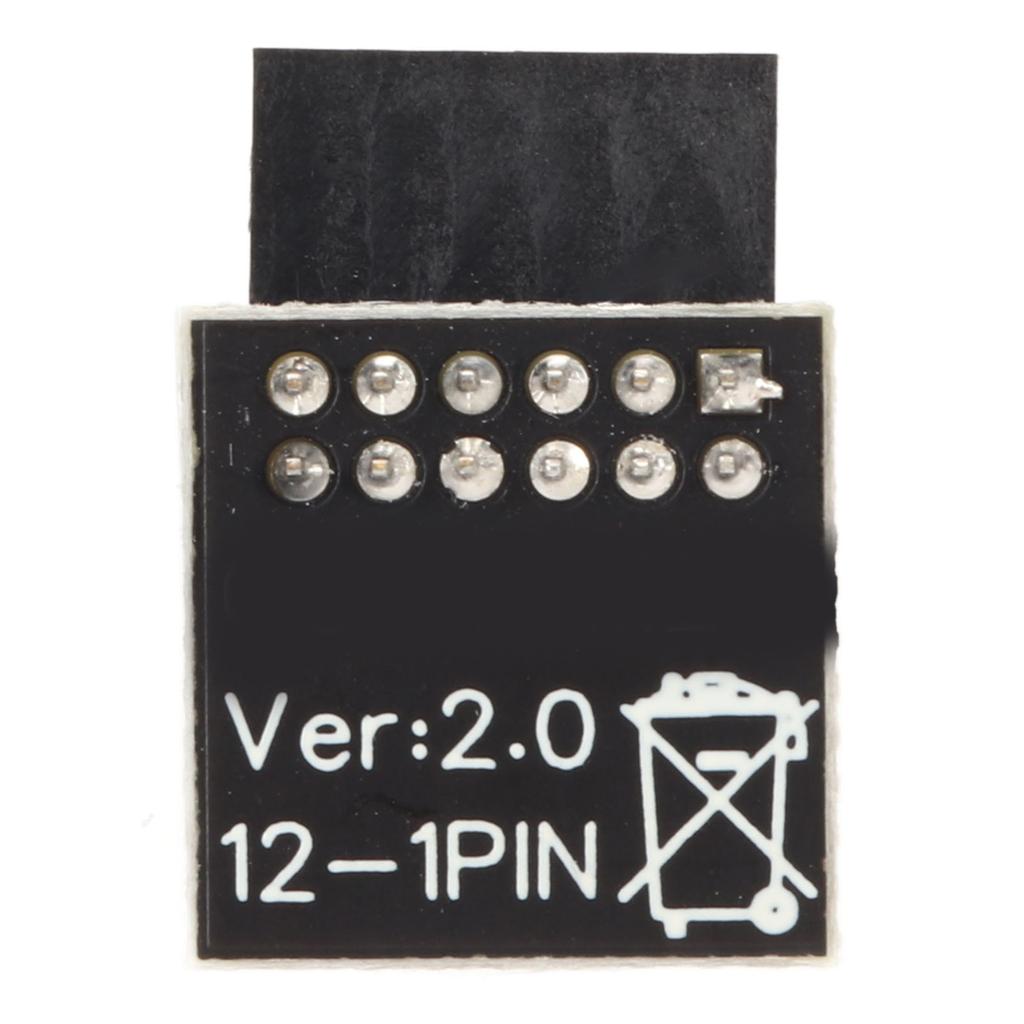 TPM 2.0 Module LPC Interface Stable High Safety Durable Material 12Pin LPC Module for Motherboard PC