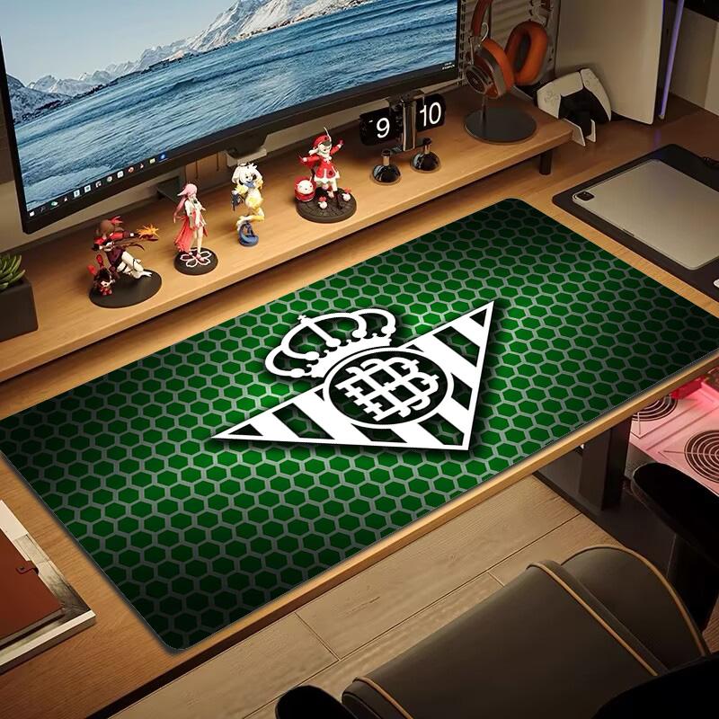 Real Betis stone Color Mouse Pad Large Gaming Table Cushion Non-slip Laptop Tablet Big Mousepad XXL Mat Mini PC Playmat With Lock edge