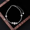 925 Sterling Silver Cat's Eye Beaded Bamboo Bracelet for Women - Korean Style, Niche Design, Fashionable & Versatile S09