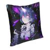 Anime Animation Novel Re Zero Cushion Cover 45x45cm Decoration Print Rem Throw Pillow Case for Living Room Doublesided