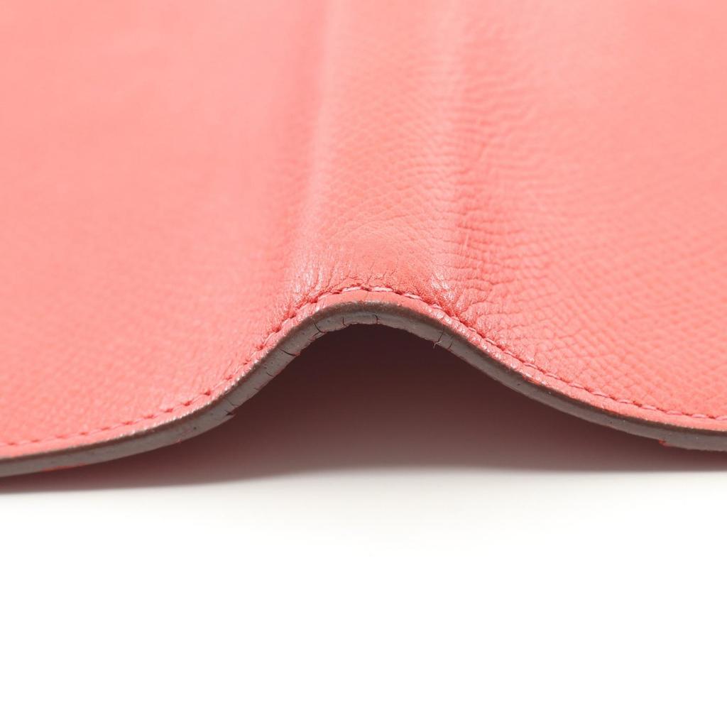 Used HERMES Agenda Vision Notebook cover Epsom leather Epsom Red Ruby Used Women