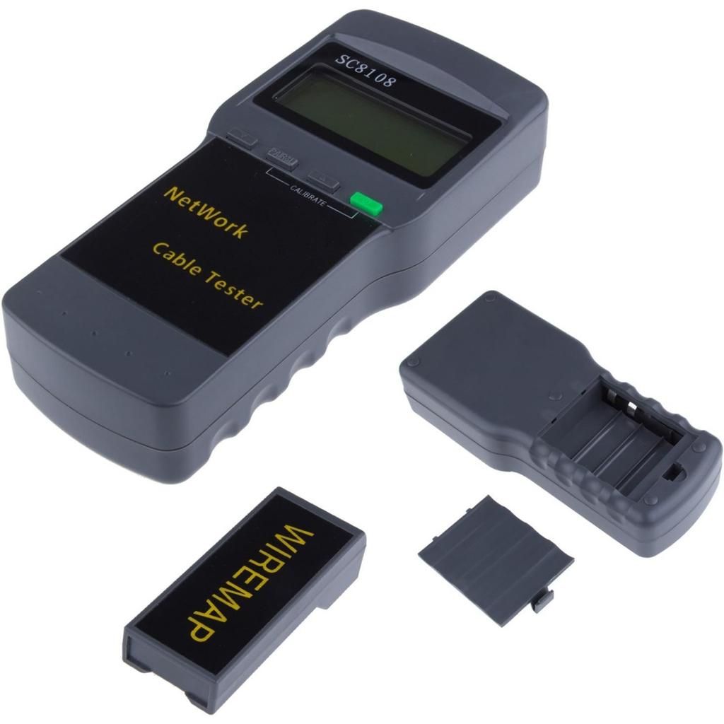 Kabeltester, Nettverk LAN Lengde Telefonkabel Lokasjonstester Måler Måling, SC8108 RJ45, Batteridrevet (Ikke inkludert)