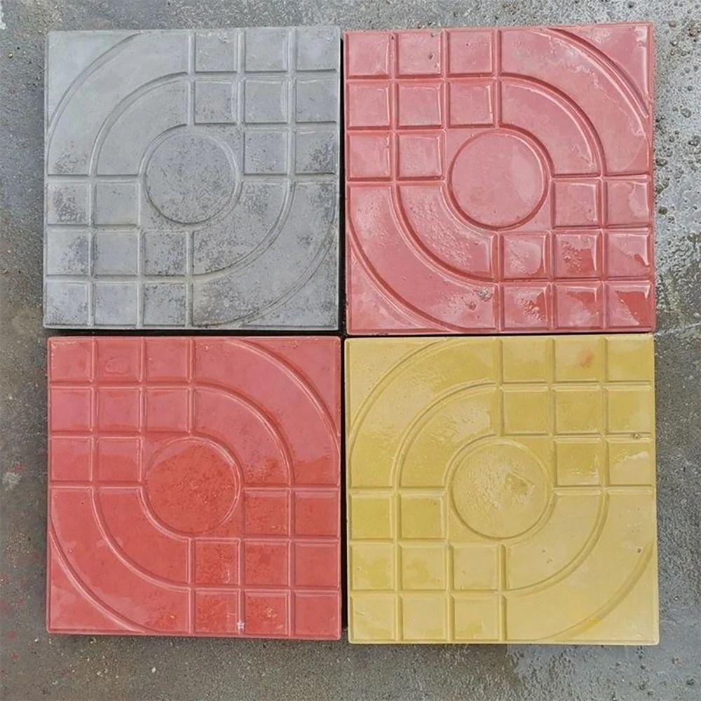 1Pcs Square Shaped Paving Brick Mould Plastic Walkway Brick Mold  For Lawn Patio Yard Garden