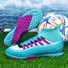 Soccer Shoes Man Grass Lightweight High-top Leather Comfortable Football Sneakers for Men Original Society Football Boot