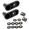 For 2003-2006 Jeep Wrangler Sun Visor Bracket Repair Kit 924-532 Black Aluminum